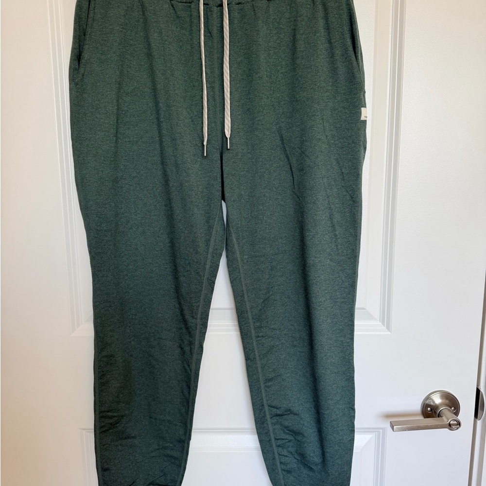 Vuori Women’s Forest Green Drawstring Joggers EUC